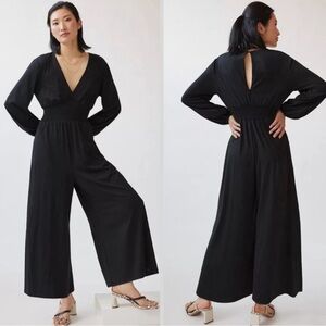 NWT Anthropologie Hutch Wide-Leg V-Neck Jumpsuit